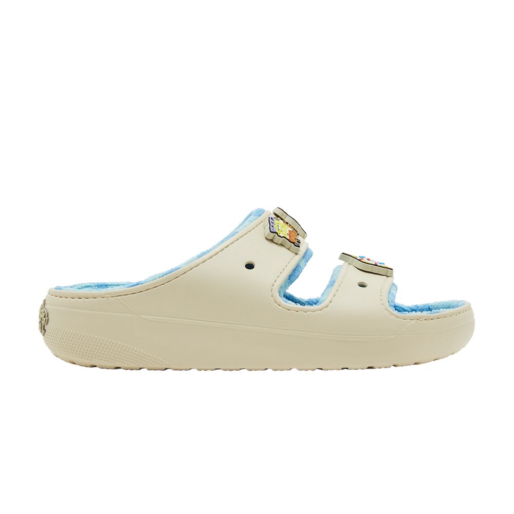 Crocs SpongeBob SquarePants x Classic Cozzzy Sandal 'Goo Lagoon' | Tan | Men's Size 12