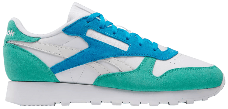 Reebok Wmns Classic Leather White Unleashed Green