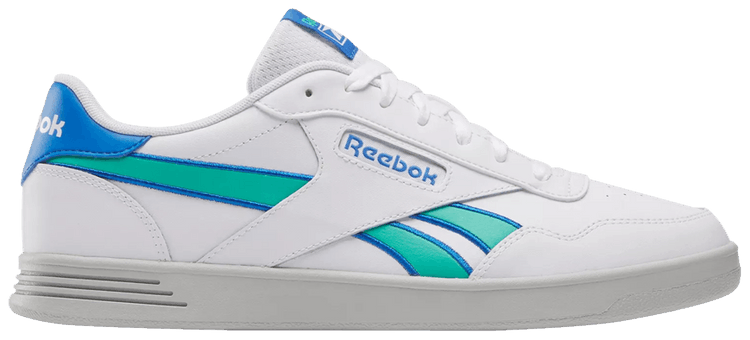 Reebok Court Advance White Kinetic Blue Green