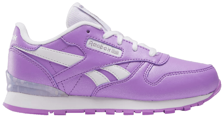 Reebok Classic Leather Step n Flash Little Kid Digital Purple