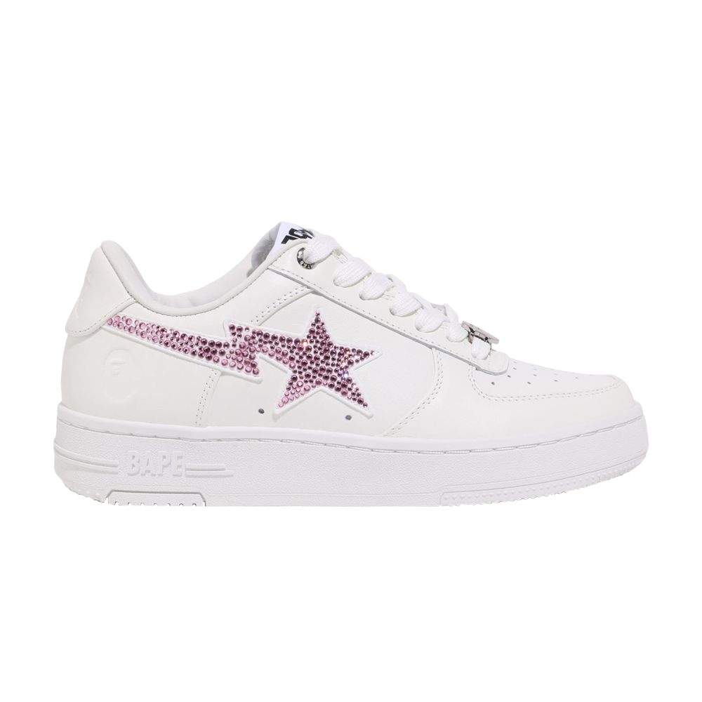 Wmns Bapesta #50 'White Pink Crystals' - 1K80291350-WHT