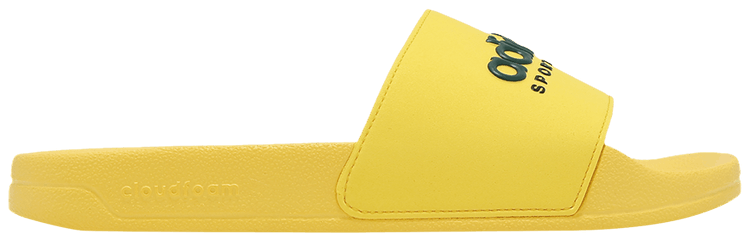 Adidas Adilette Shower Slide Yellow Collegiate Green