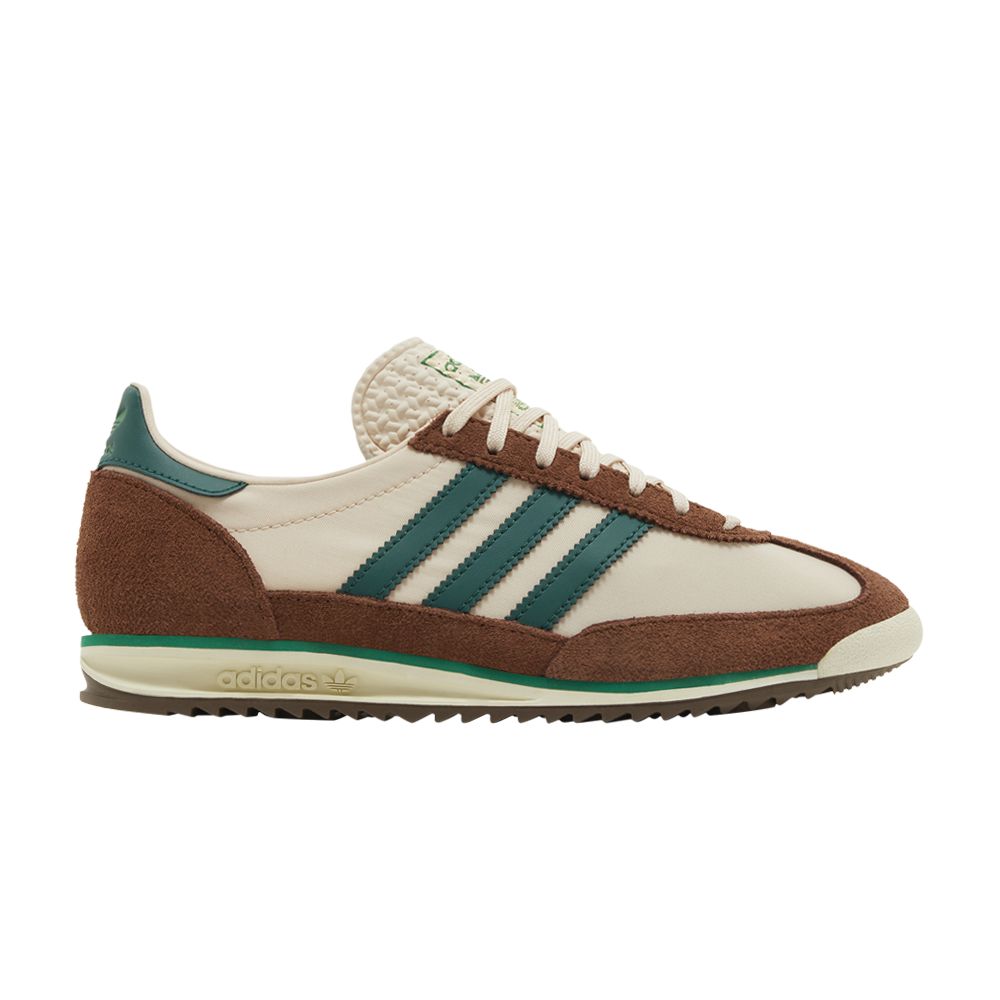 Pre-owned Adidas Originals Wmns Sl72 Og 'linen Collegiate Green' In Brown