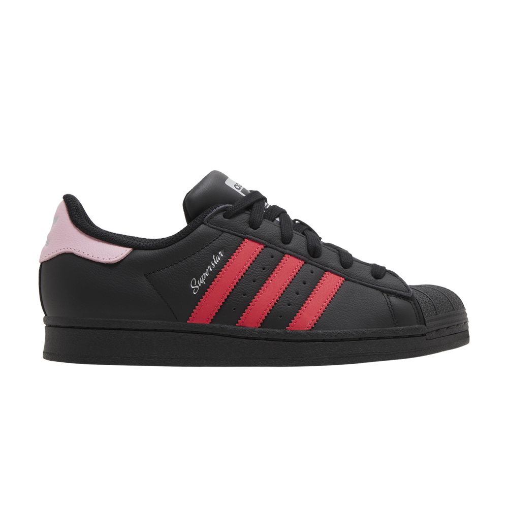 Adidas Wmns Superstar 'Black Scarlet Pink' | Women's Size 6 - IE2999