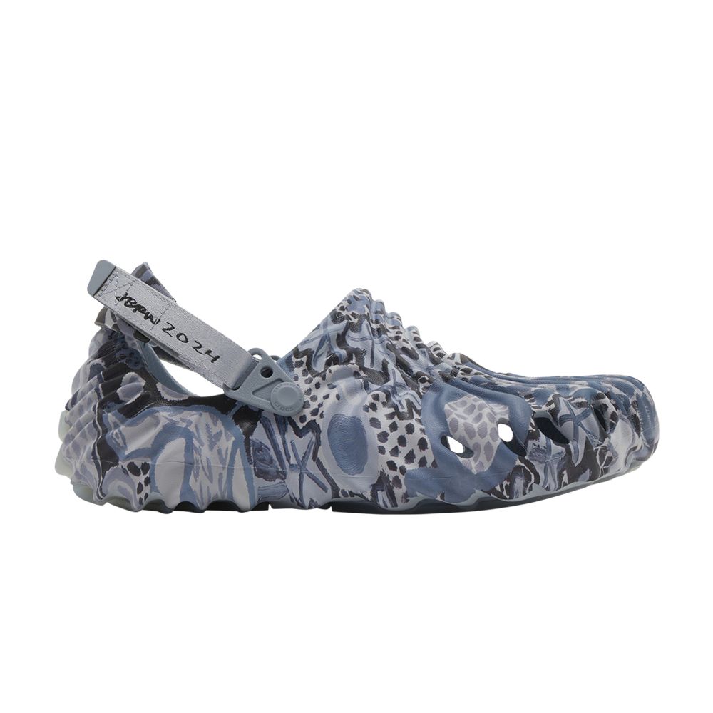 Crocs Jonas Wood x Salehe Bembury x Pollex Clog 'Art Friends Thumbs Up Good Job' | Blue | Men's Size 7