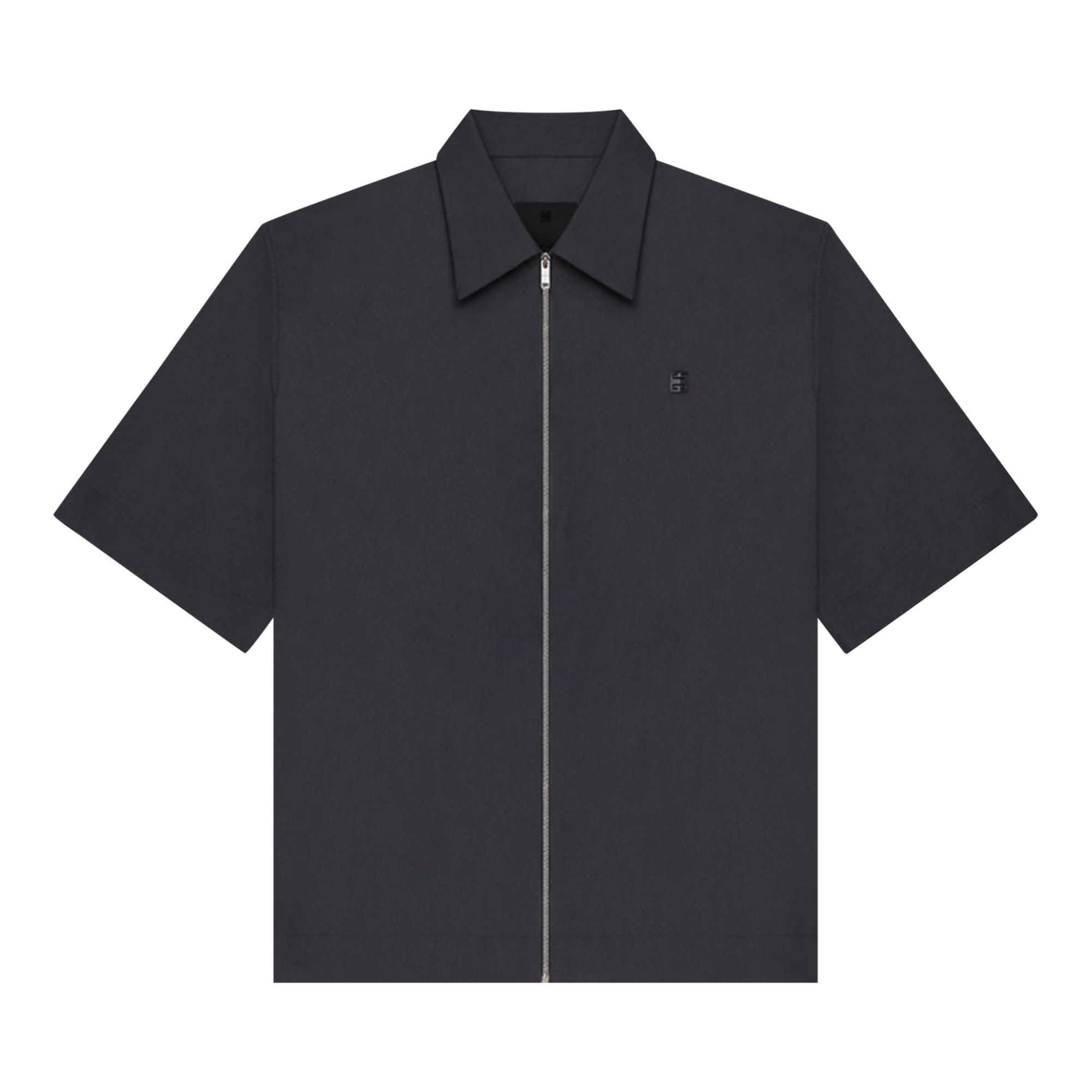 Pre-owned Givenchy Zipped Shirt 'black' | Men's Size 45