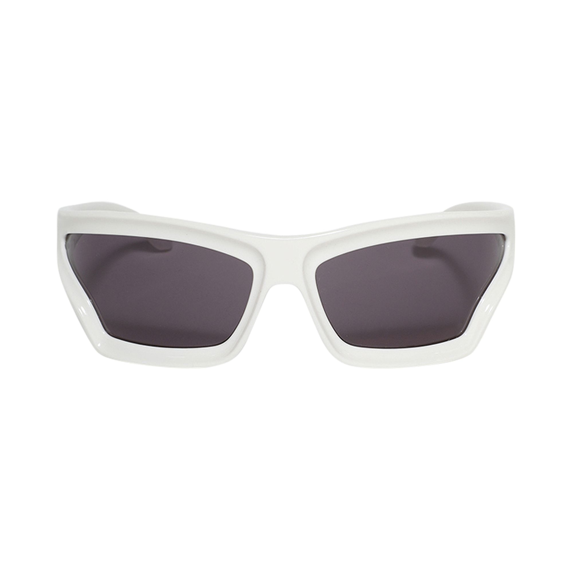 Pre-owned Loewe Arch Mask Sunglasses 'ivory/smoke'