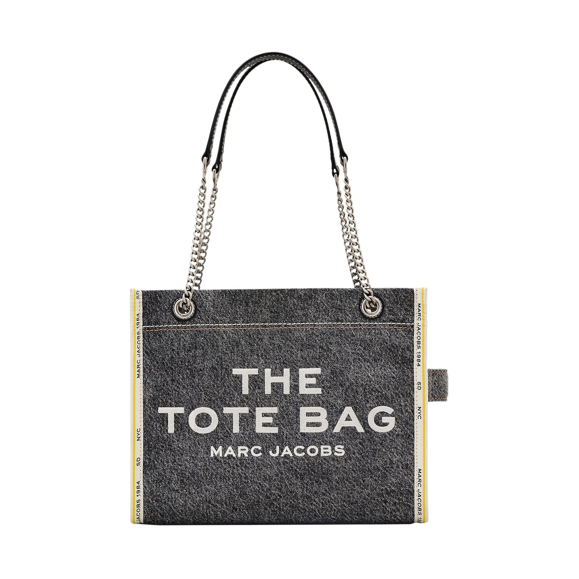 Pre-owned Marc Jacobs The Medium Tote Bag 'black Wash'