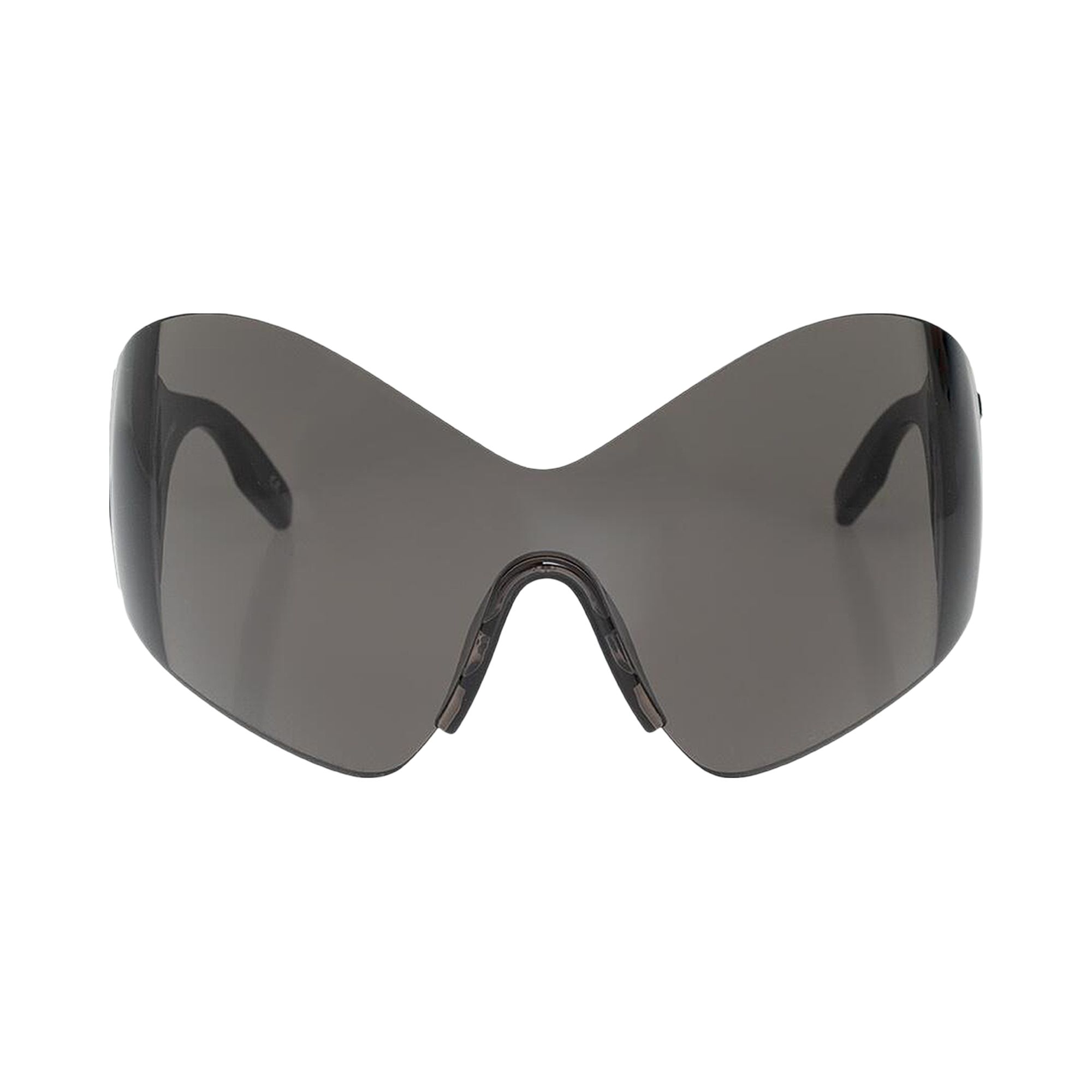 Balenciaga Mask Butterfly Logo Sunglasses 'Black' | Women's Size Onesize