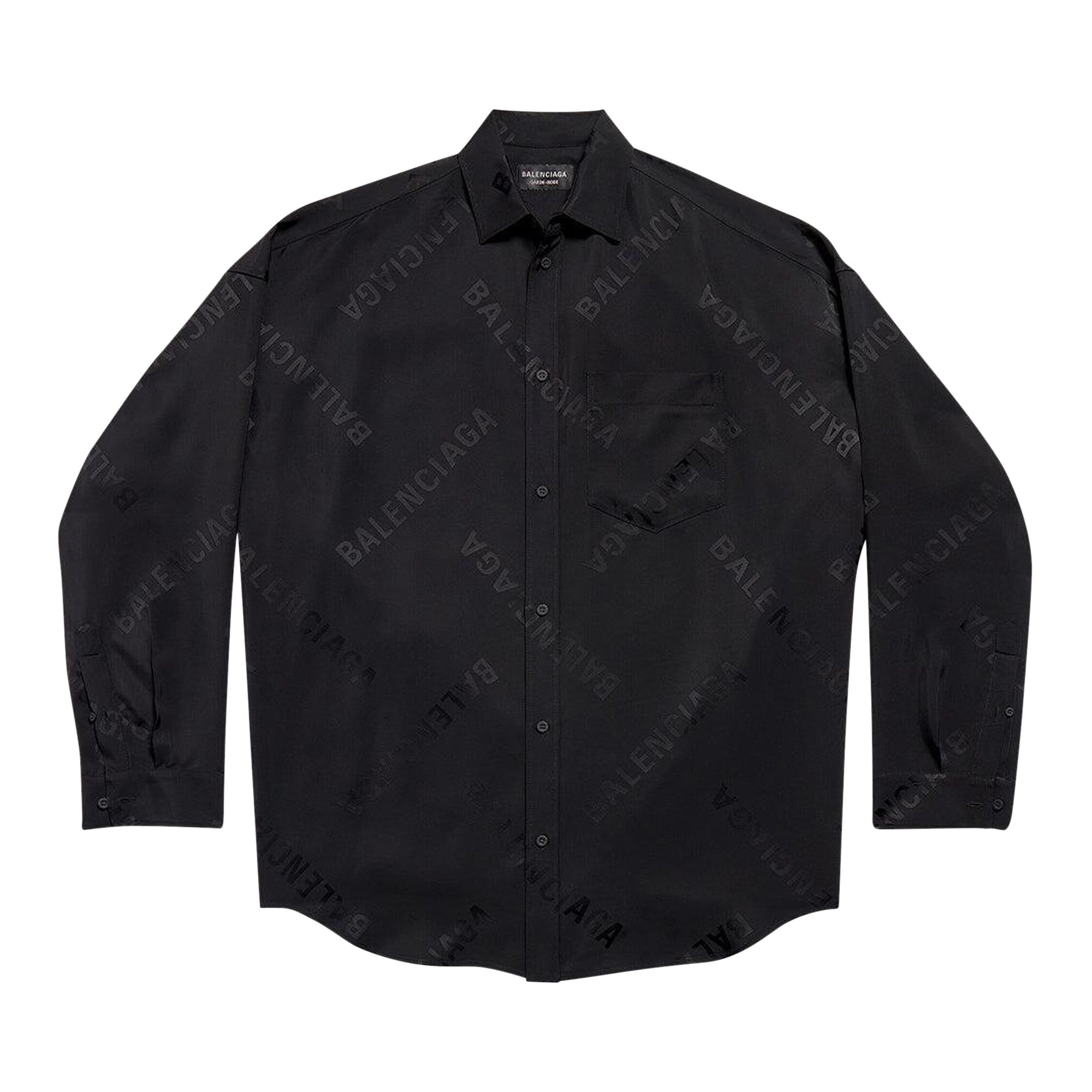 Pre-owned Balenciaga Cocoon Shirt 'black' | Men's Size S