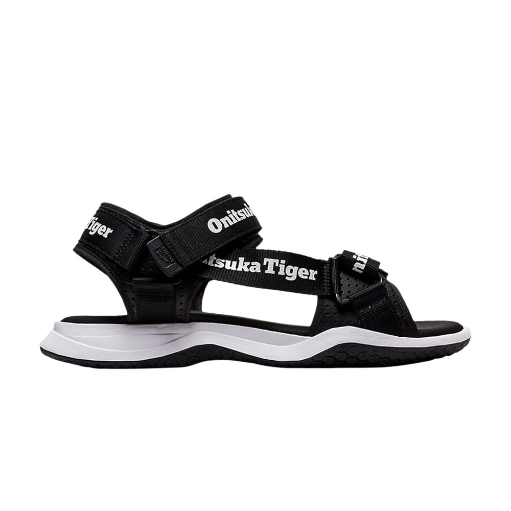 Pre-owned Onitsuka Tiger Ohbori Strap 'black White'