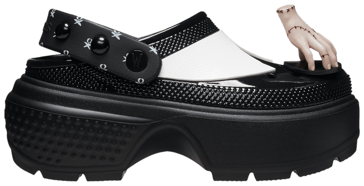 Wednesday x Crocs Stomp Clog Wednesday Addams