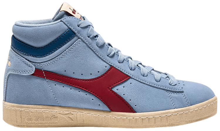 Diadora Game L High Suede Waxed Light Sky Blue