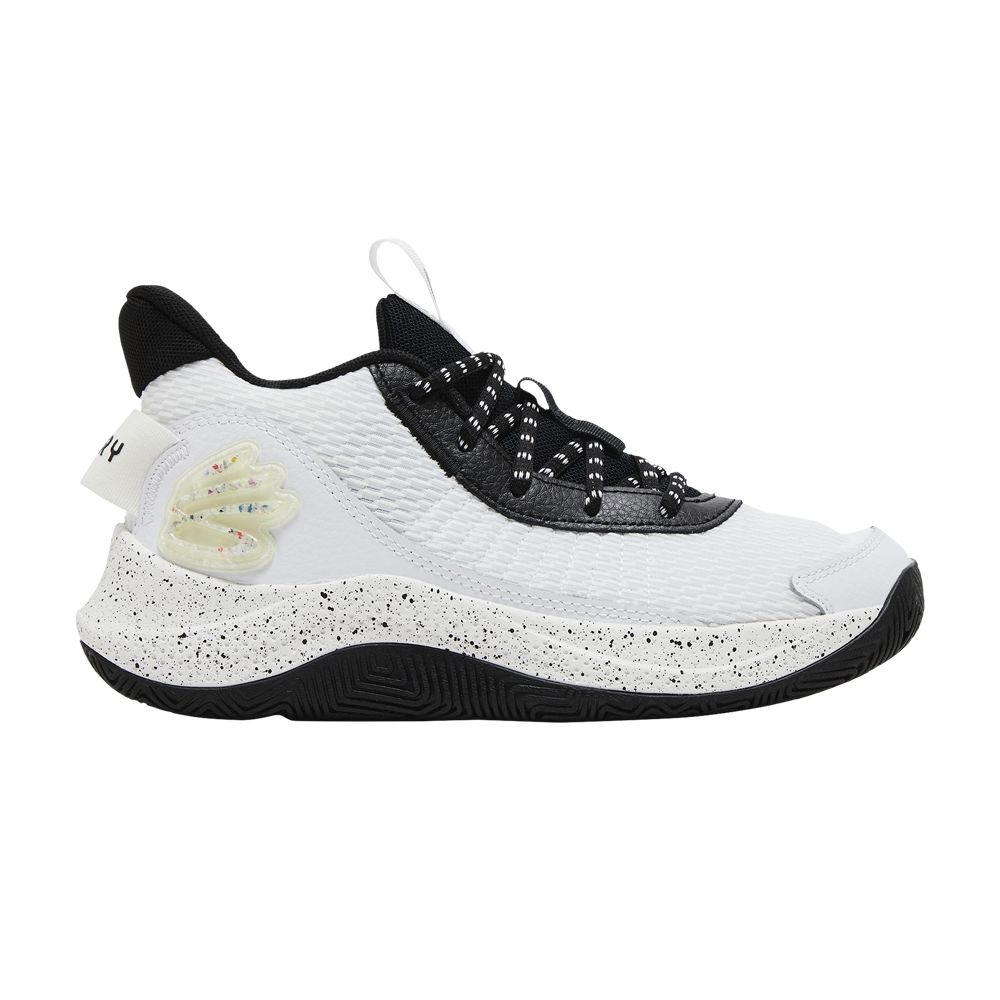 Pre-owned Under Armour Curry 3z7 Gs 'white Black' | Kid's Size 7