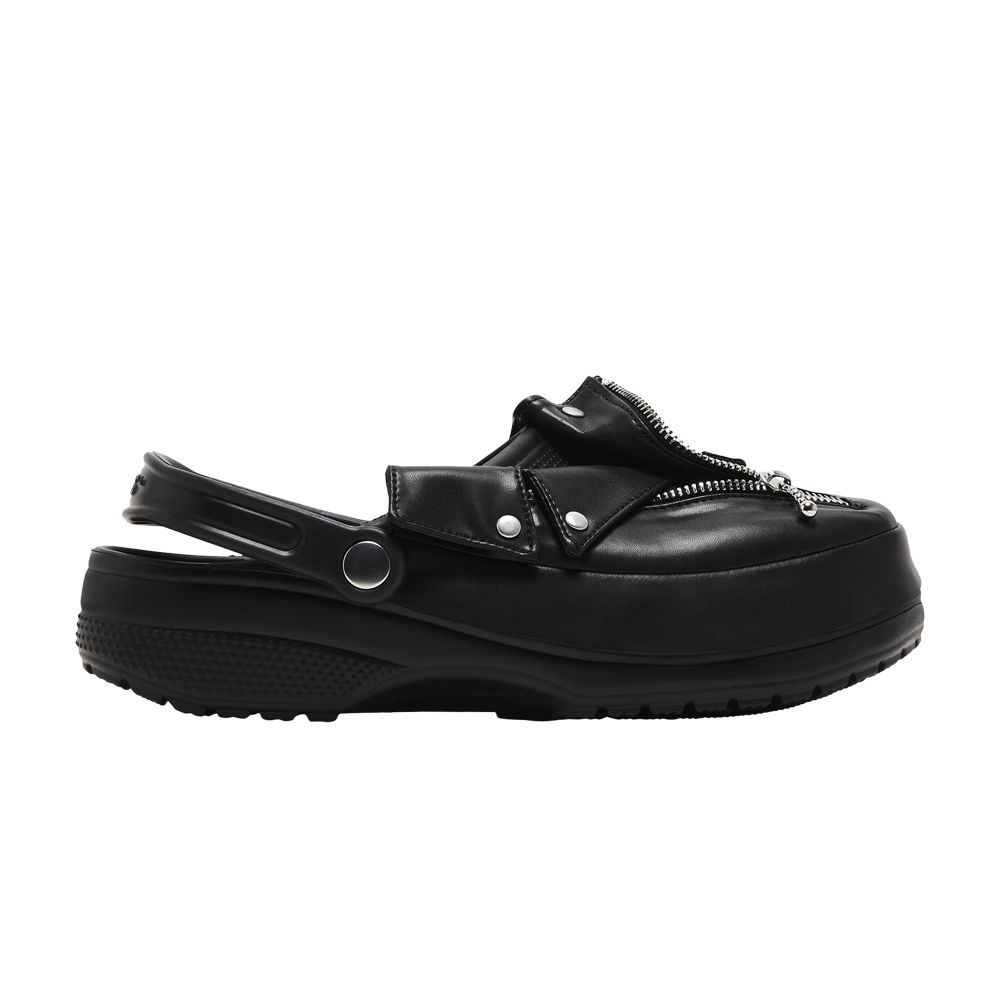 Crocs BEAMS x Classic Clog 'Leather Riders' | Black | Men's Size 6