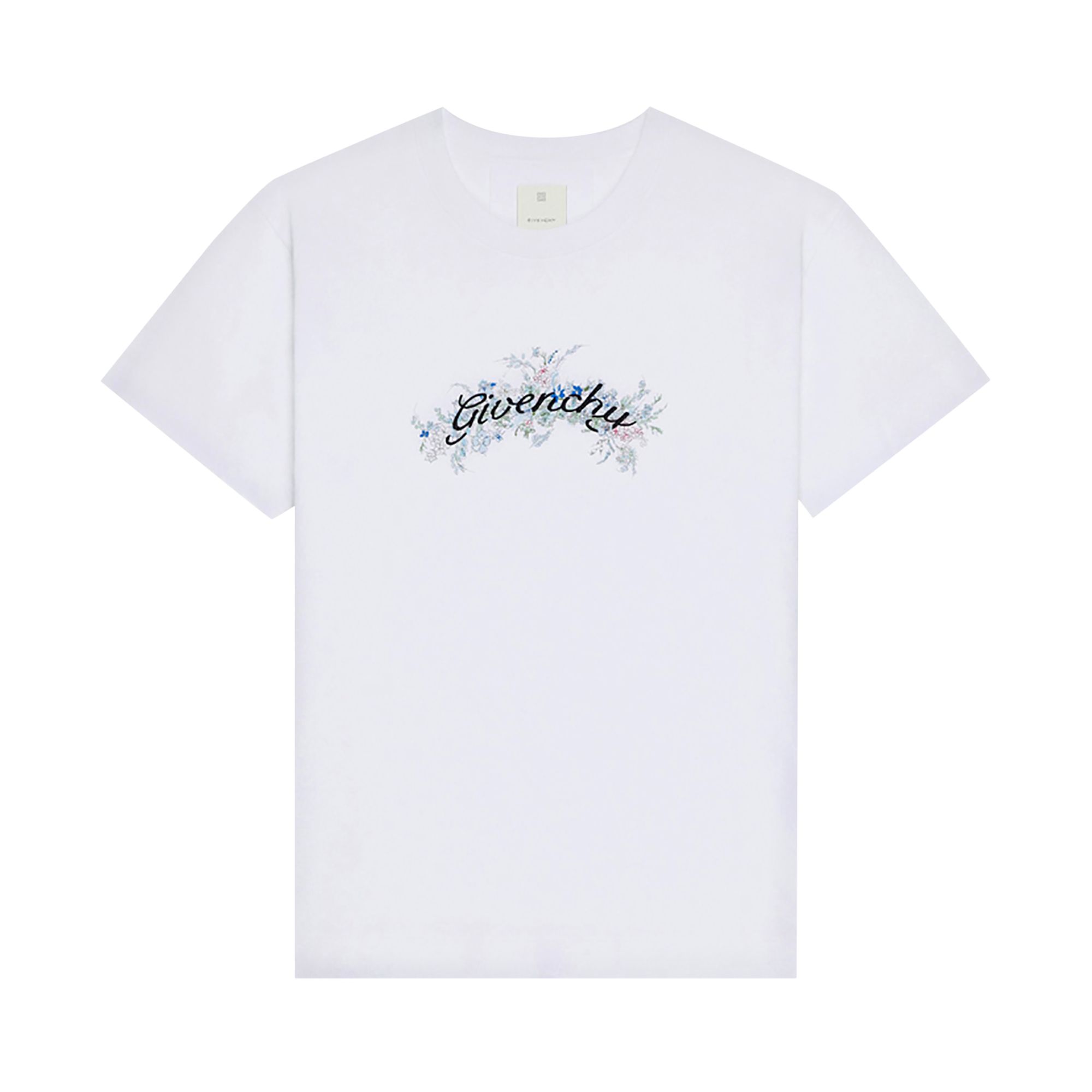 Pre-owned Givenchy Flowers T-shirt 'white' | Men's Size S