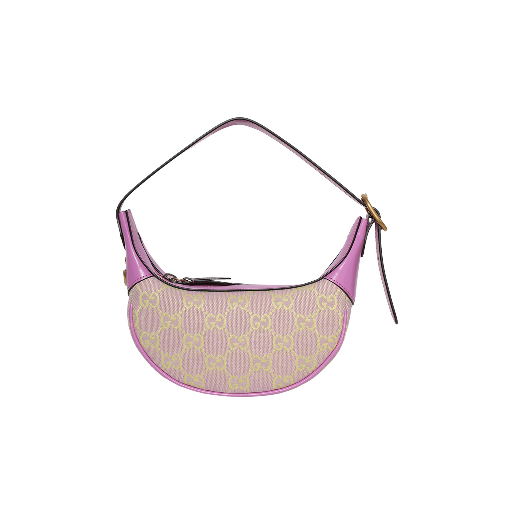 Gucci Ophidia Super Mini Shoulder Bag 'Lilac/Yellow' | Pink | Women's Size Onesize