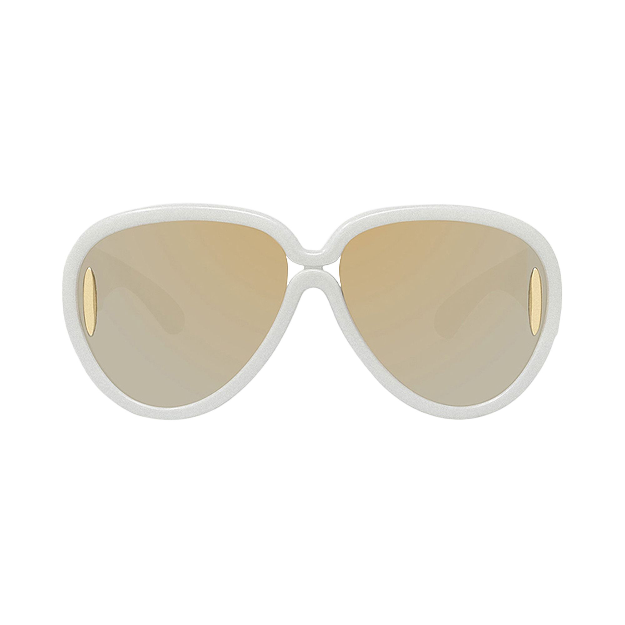 Pre-owned Loewe X Paula's Ibiza Pilot Mask Sunglasses 'white' | Women's Size Onesize