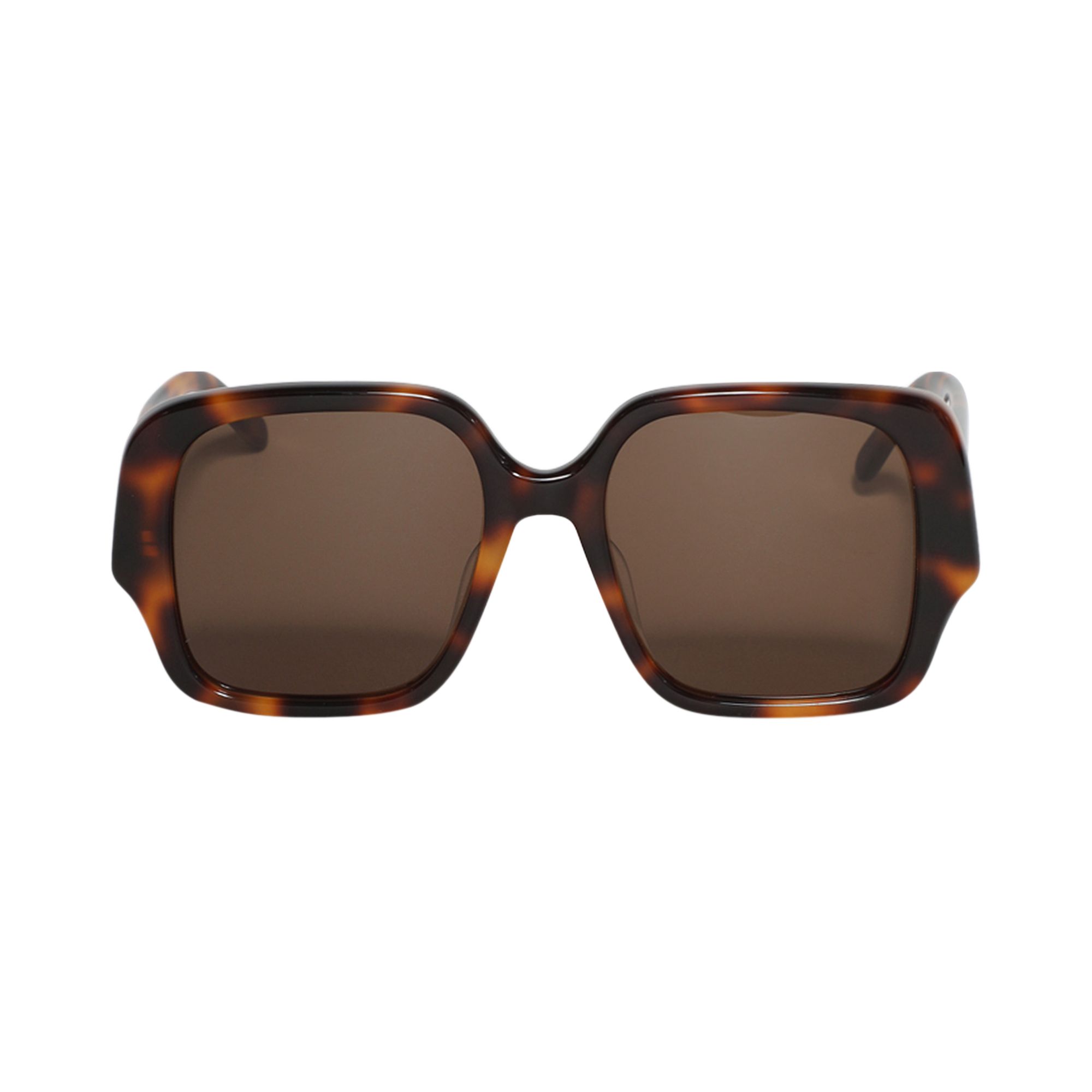 Pre-owned Loewe Square Slim Sunglasses 'dark Havana/brown'