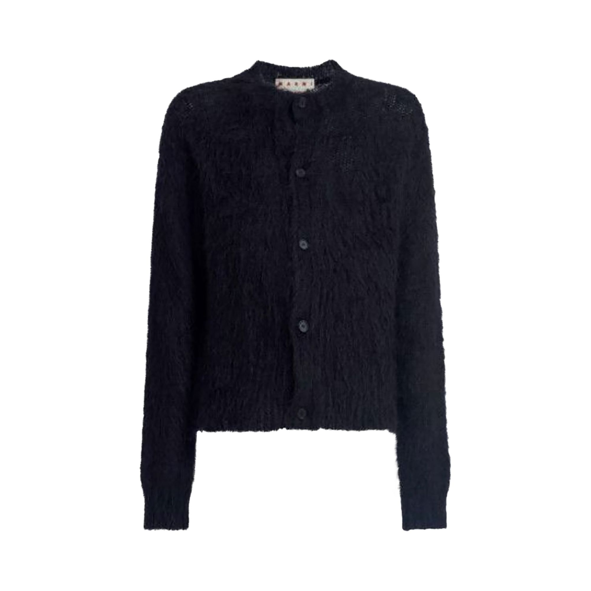 Pre-owned Marni Brushed Knit Cardigan 'black' | Men's Size 54