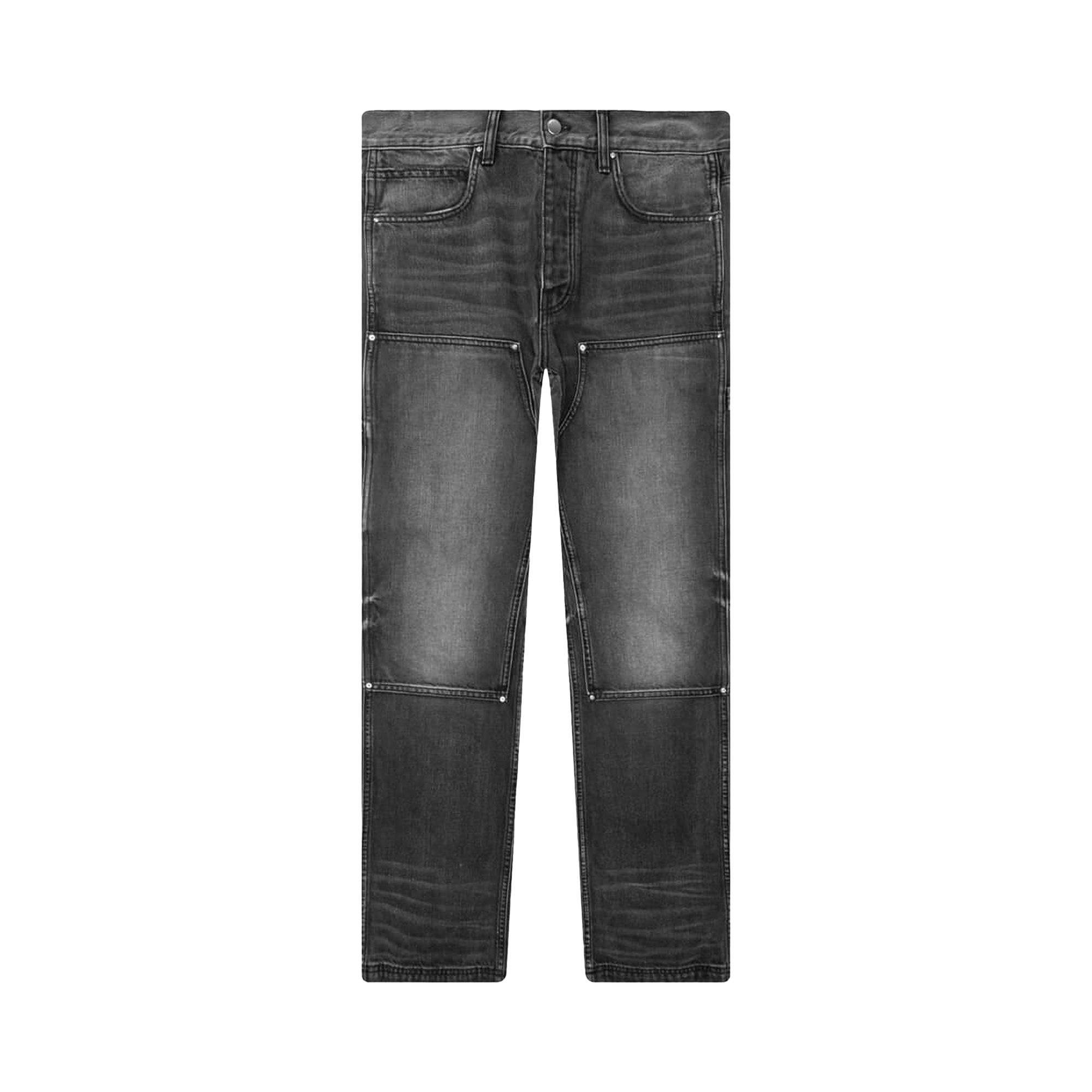 Pre-owned Amiri Carpenter Jean 'rain Grey' | Men's Size 31