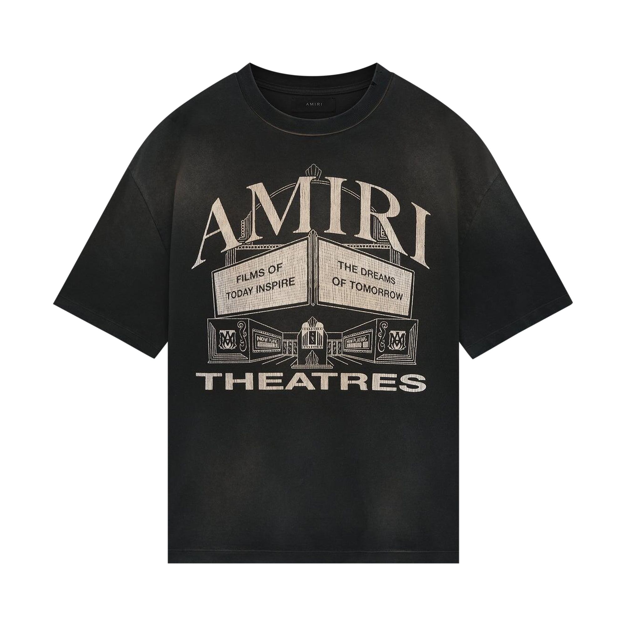 Amiri Theatres Oversized Tee 'Black' | Men's Size XL