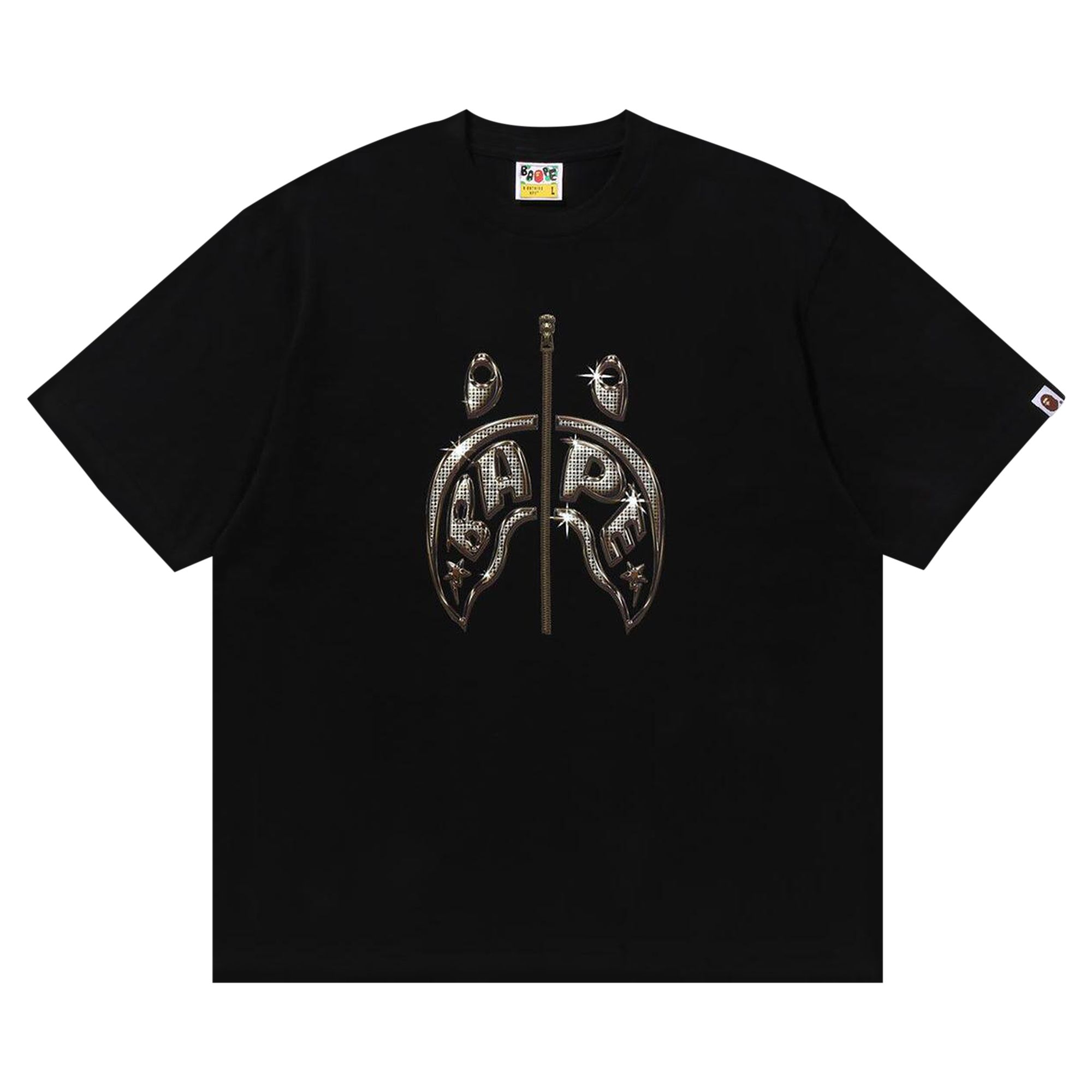 BAPE Mad Shark Photo Print Relaxed Fit Tee 'Black' | Men's Size M