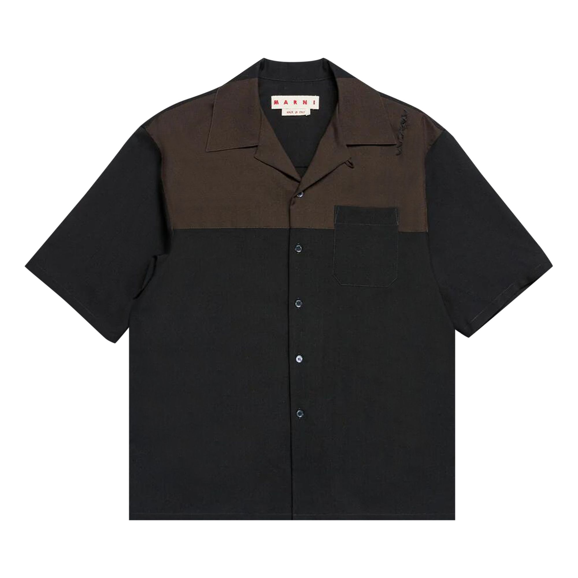 Pre-owned Marni Tropical Wool Shirt 'black' | Men's Size 48