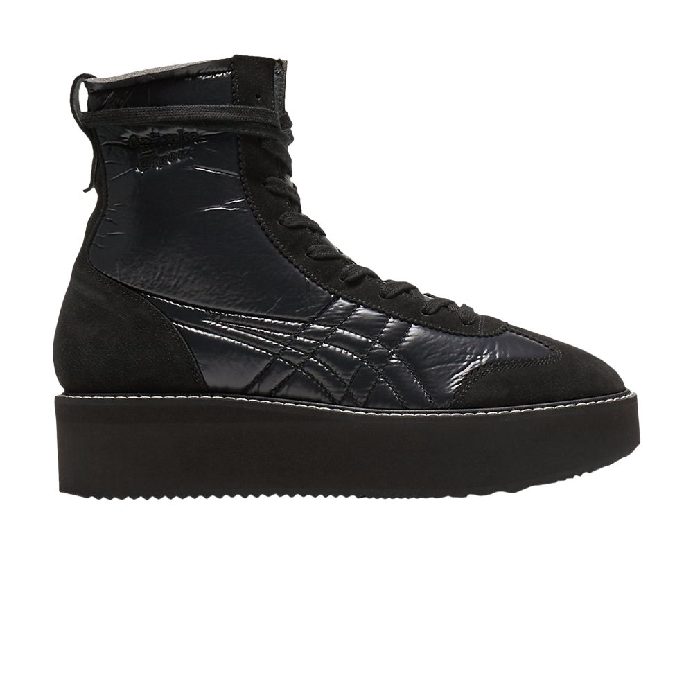 Pre-owned Onitsuka Tiger Delegation Chunk Boot 'triple Black'