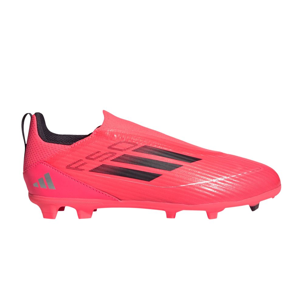 Pre-owned Adidas Originals Adidas Adizero F50 League Laceless Fg Mg K 'vivid Horizon Pack' | Pink | Kid's Size 1.5