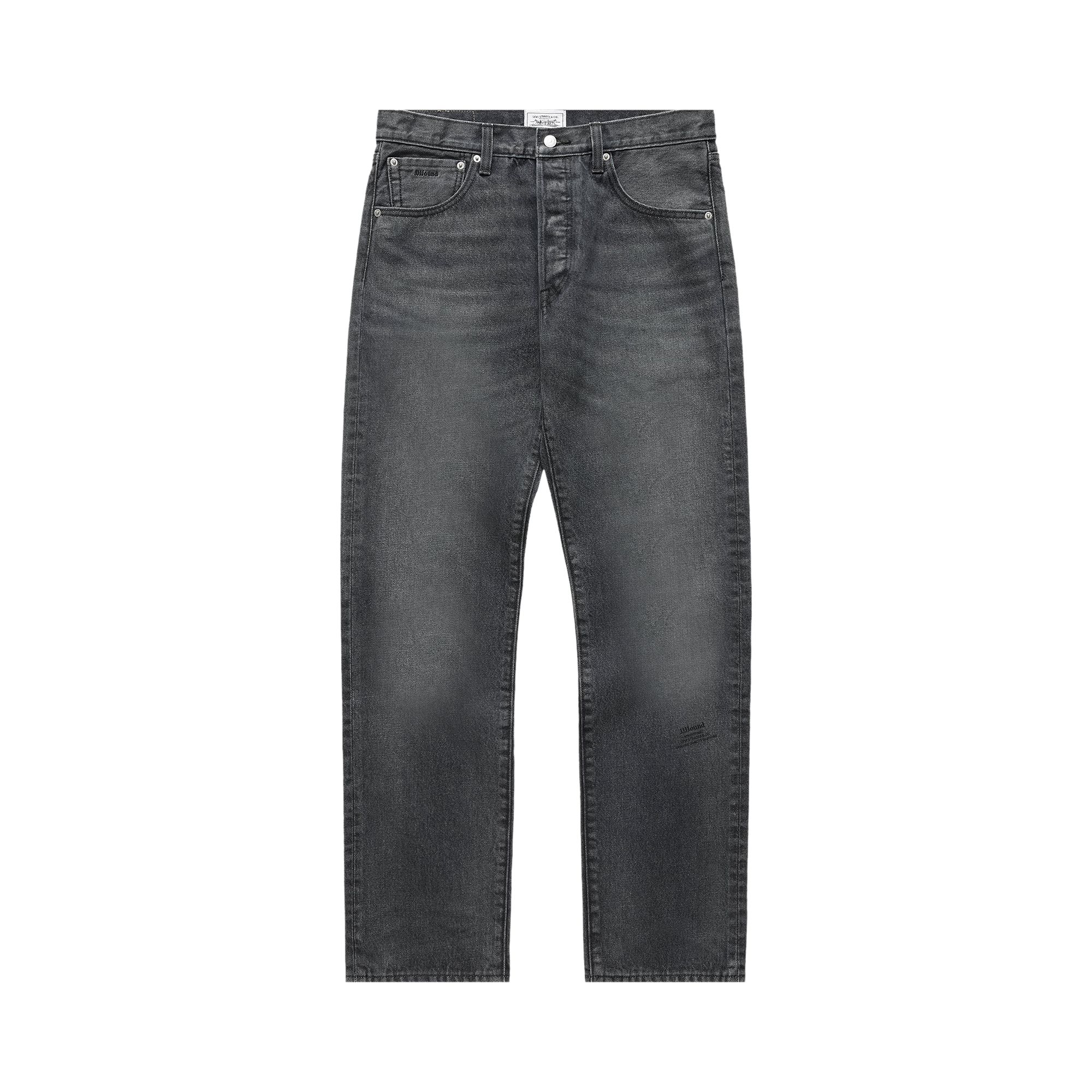 Pre-owned Levi's X Jjjjound 501 '93 Jean 'dark Grey Stonewash' | Men's Size 36