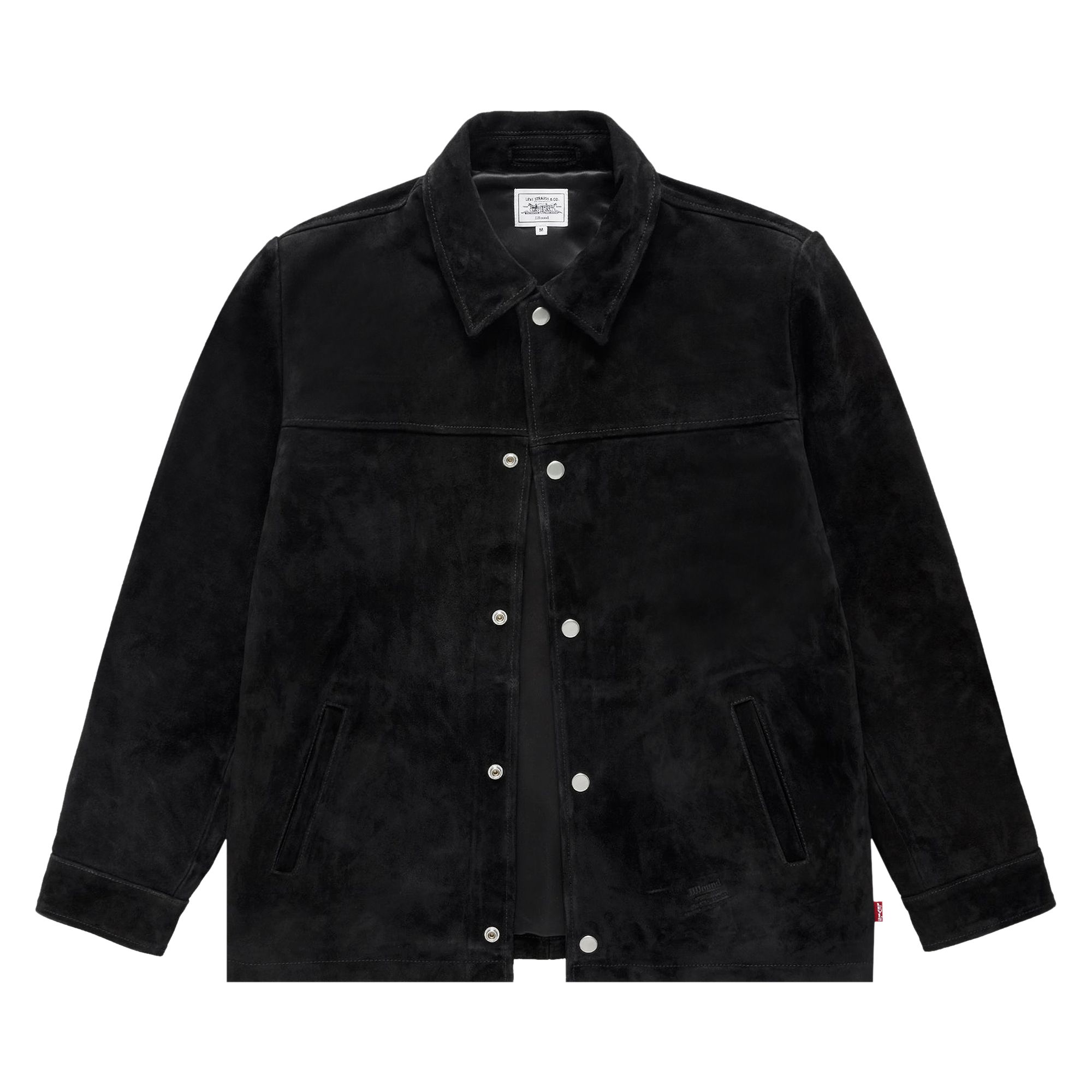 Pre-owned Levi's X Jjjjound Suede Coach Jacket 'black' | Men's Size M