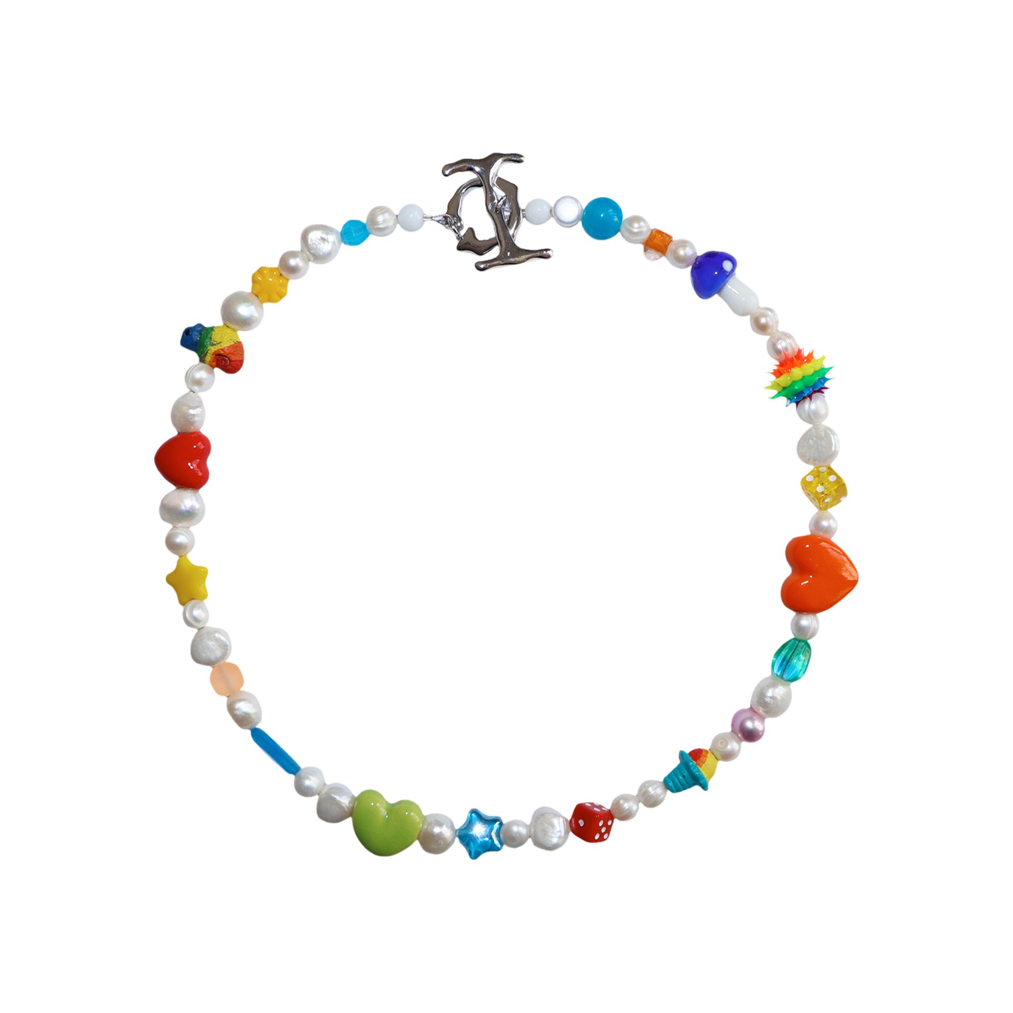 Pre-owned Ian Charms The Bliss Necklace 'multicolor' In Multi-color