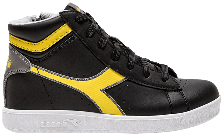 Diadora Game P High Big Kid Black Citron
