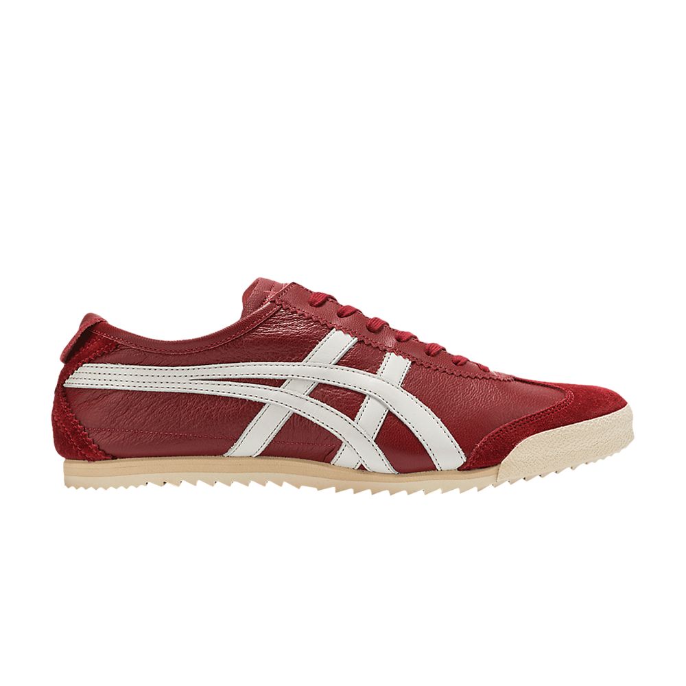 Onitsuka Tiger Mexico 66 Deluxe 'Burgundy White' | Red | Men's Size 6.5 - 1181A436-600