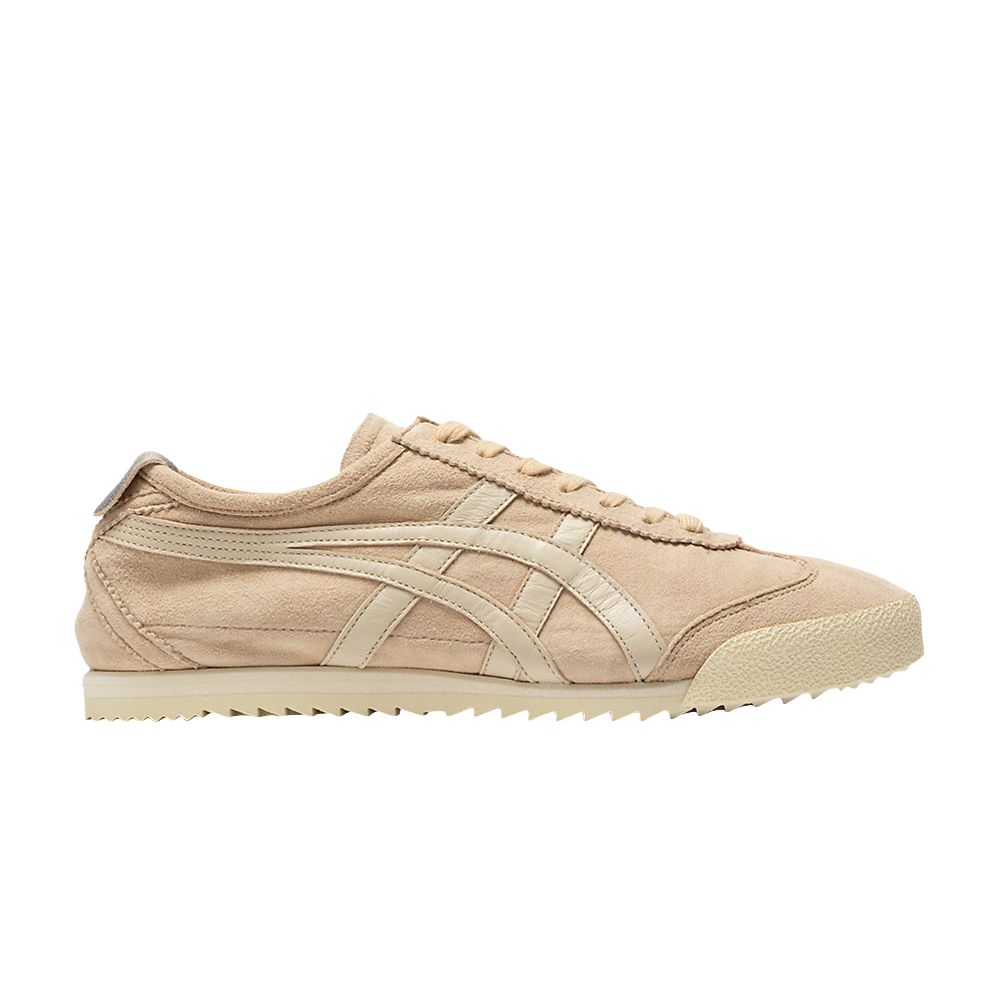 Pre-owned Onitsuka Tiger Wmns Mexico 66 Deluxe 'feather Grey' | Tan | Women's Size 8 In Brown