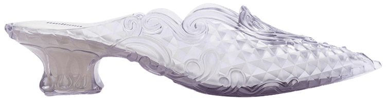 YProject x Melissa Wmns Court Shoe Heel Clear White