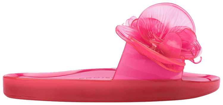 YProject x Melissa Wmns Flower Beach Slide Pink