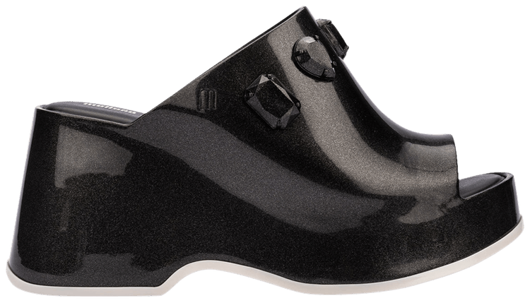 Undercover x Melissa Wmns Patty Stones Mule Metallic Black