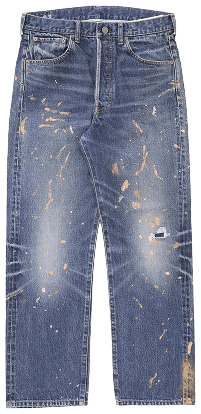 Social Sculpture 01 Slim Damaged Jeans Indigo GOAT image 1