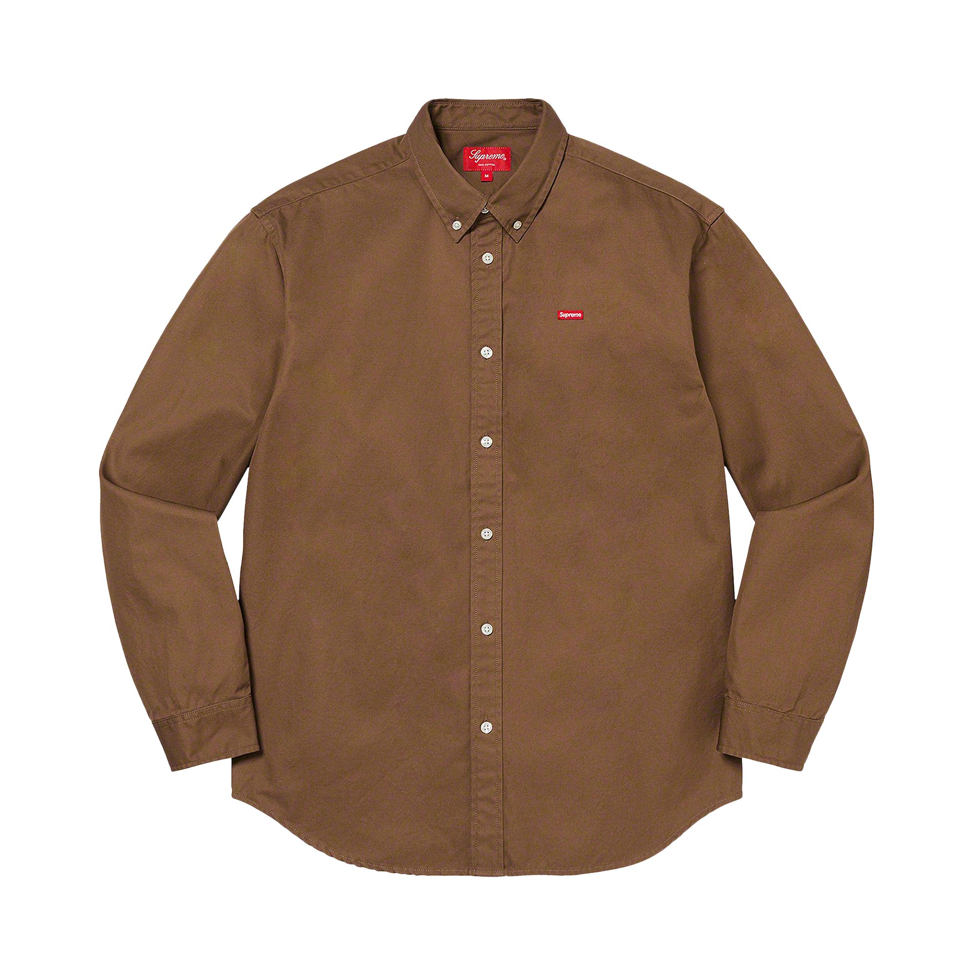 Pre-owned Supreme Small Box Shirt 'brown' | Men's Size S