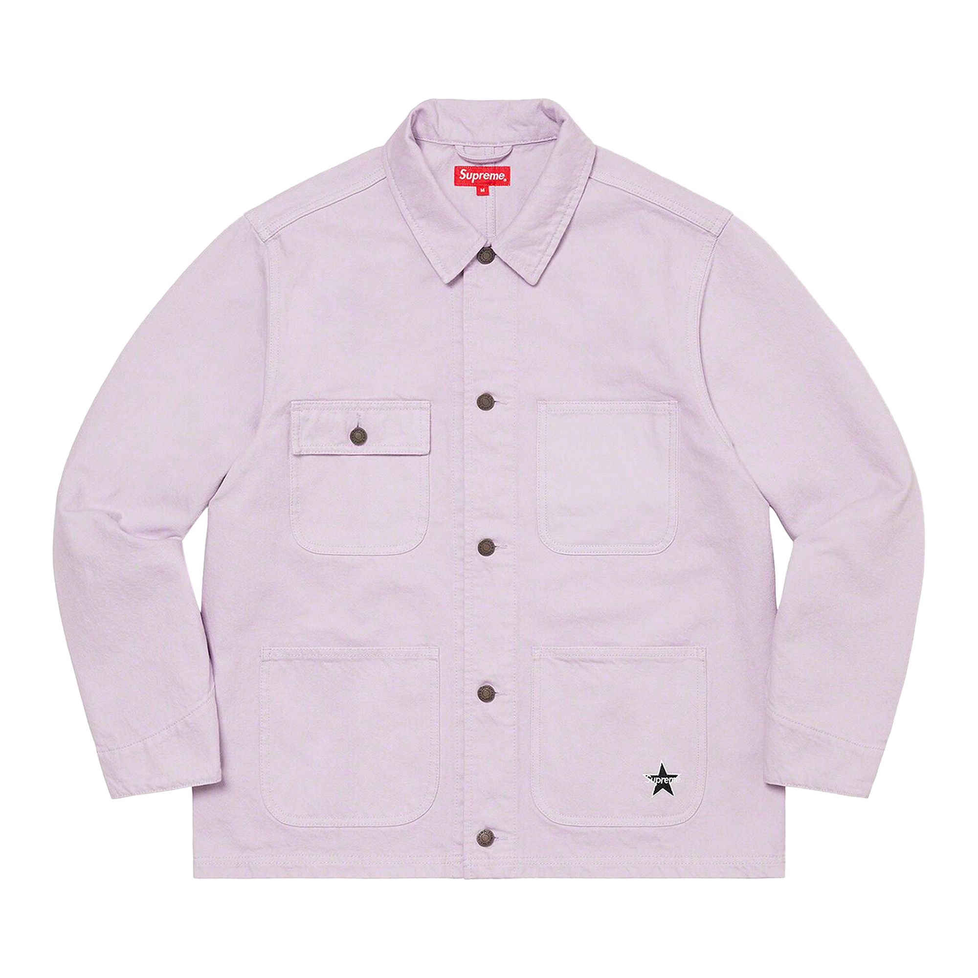 Pre-owned Supreme Denim Chore Coat 'lavender' | Purple | Men's Size S