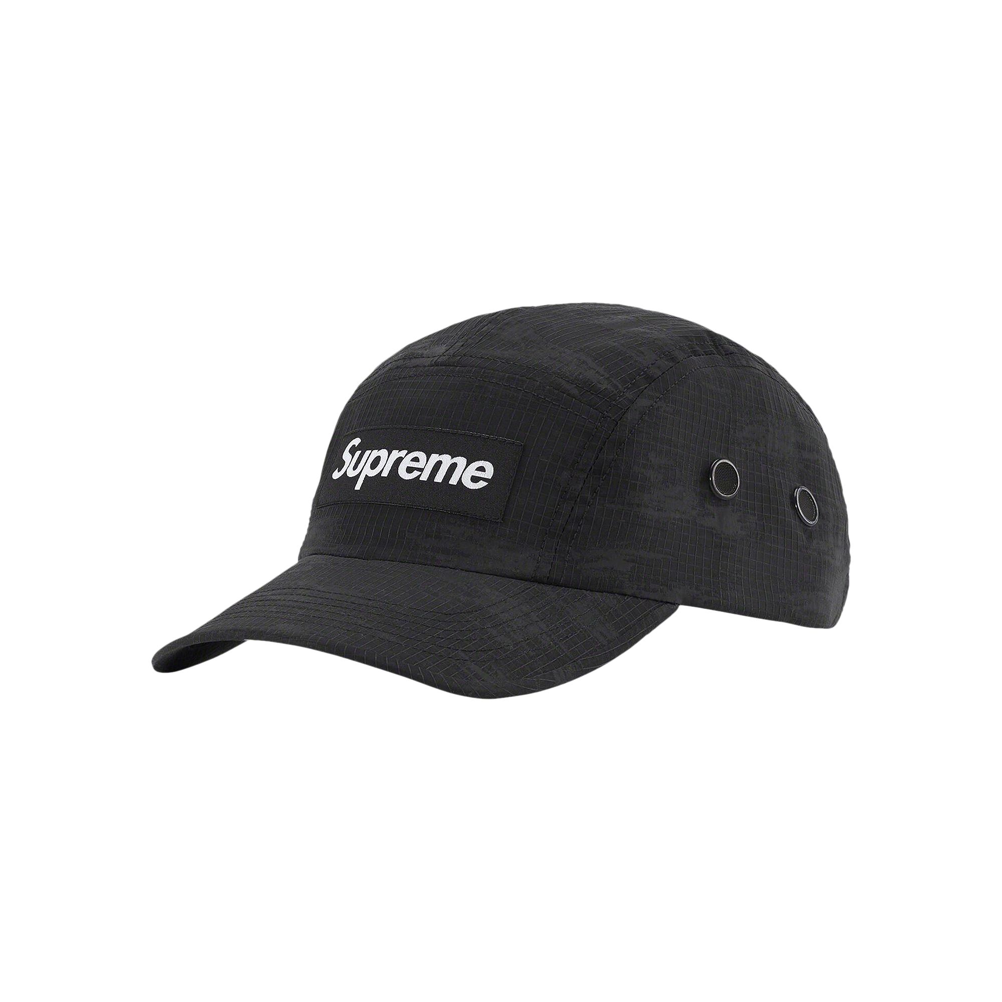 Pre-owned Supreme Broken Camo Camp Cap 'black'