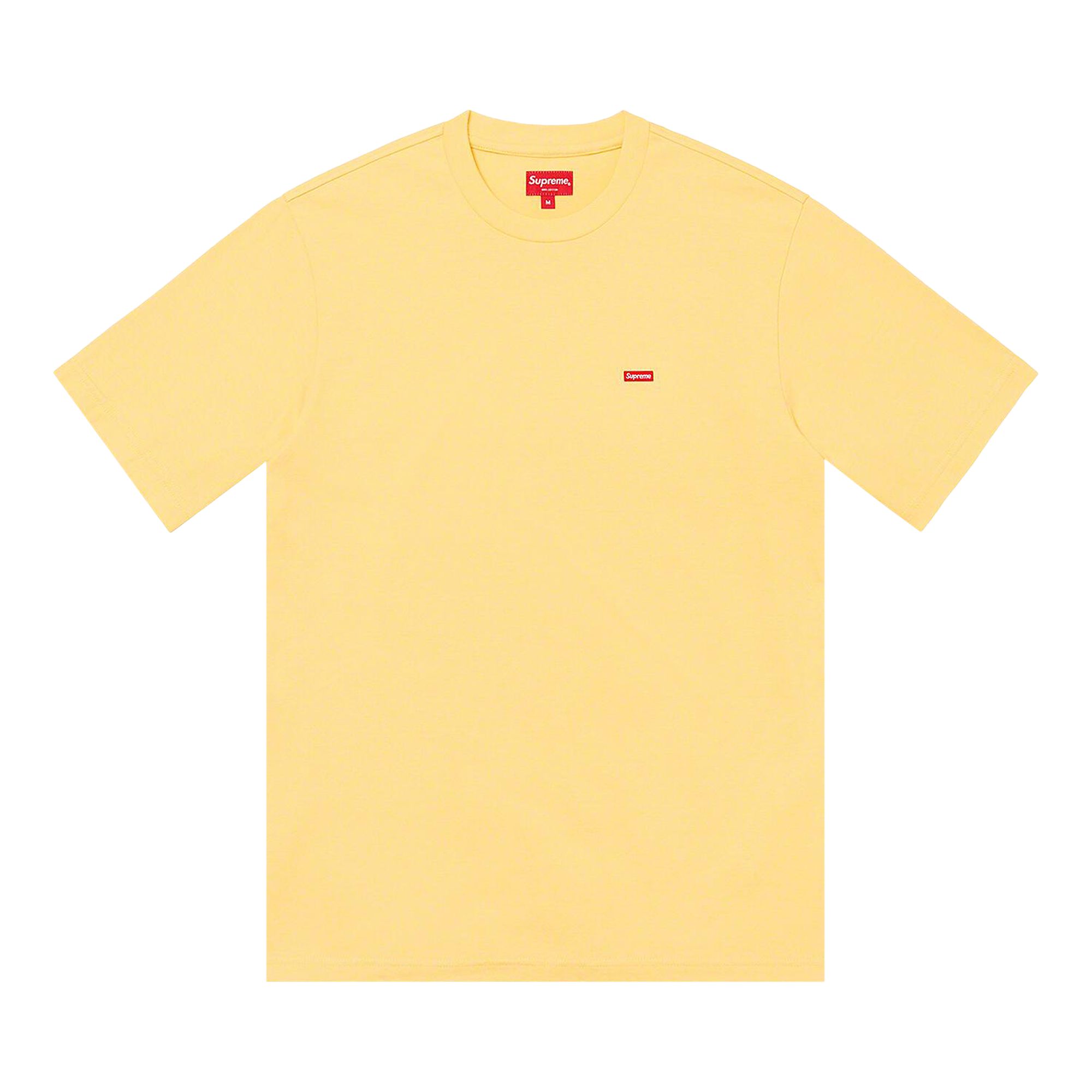 Pre-owned Supreme Small Box Tee 'pale Yellow' | Men's Size M