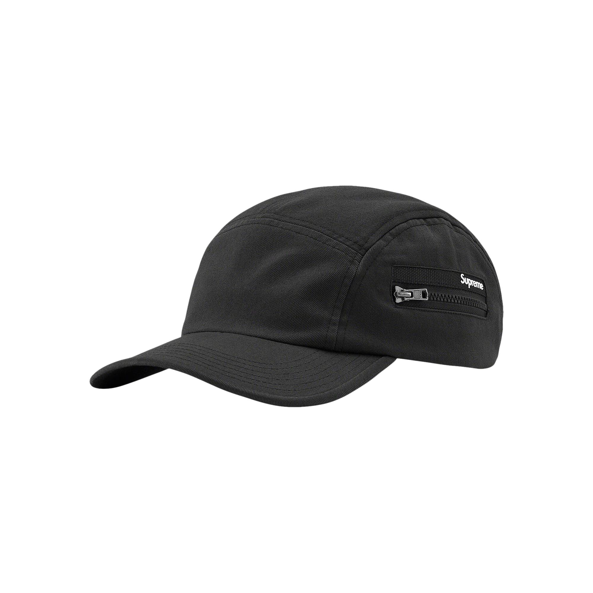Pre-owned Supreme Zip Pocket Camp Cap 'black' | Men's Size Onesize