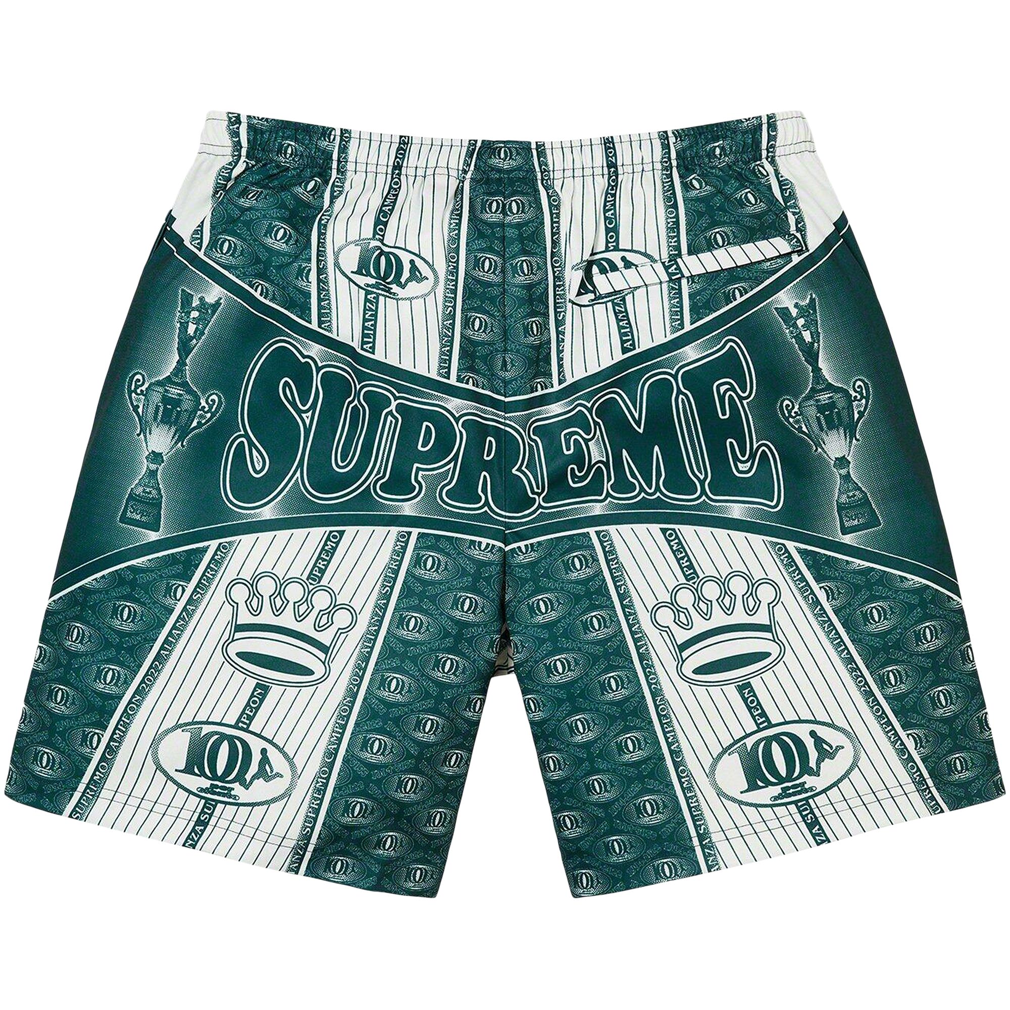Pre-owned Supreme Por Ciento Soccer Short 'green' | Men's Size M