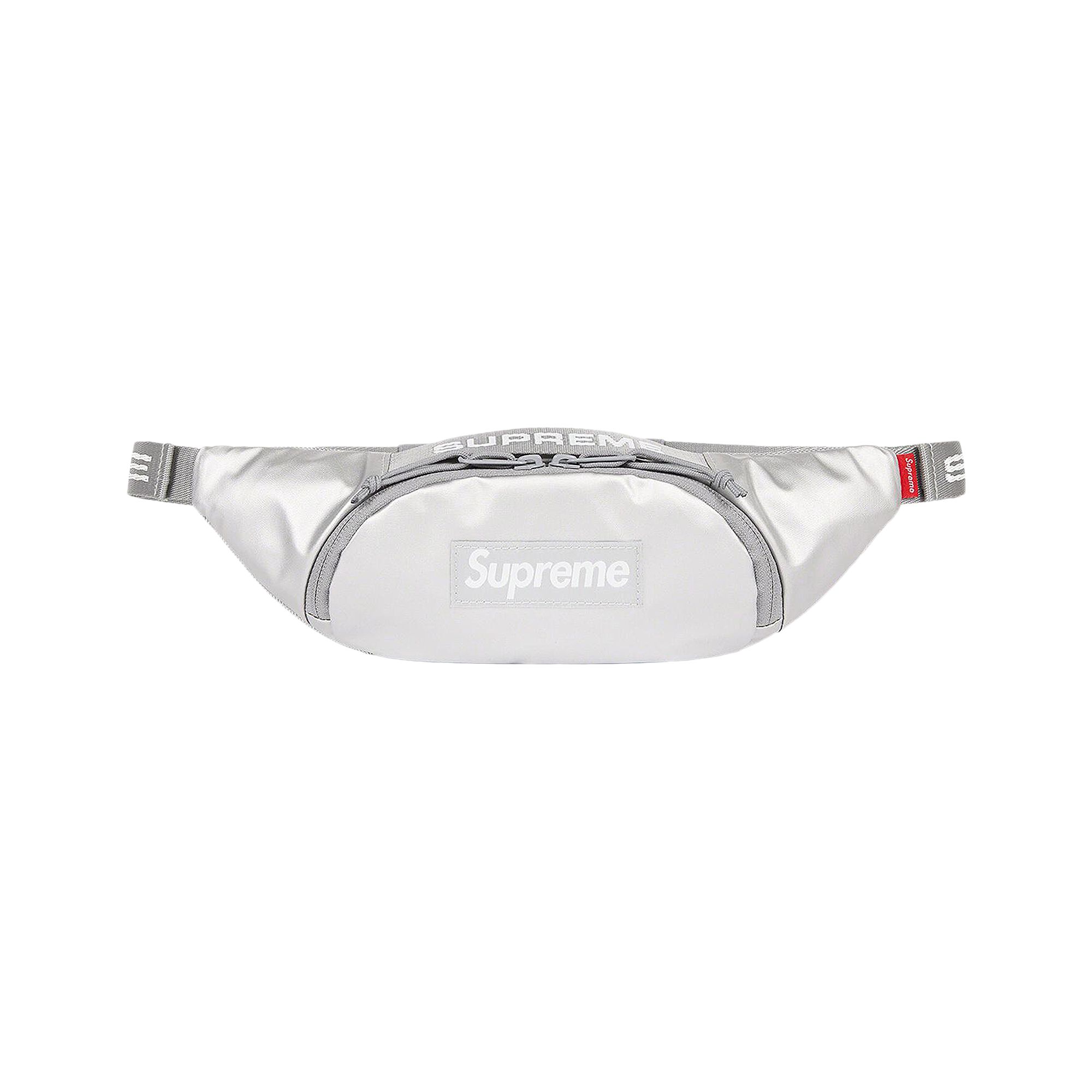 Click to view more detailed imagery on our partner's website Pre-owned Supreme Small Waist Bag 'silver'
