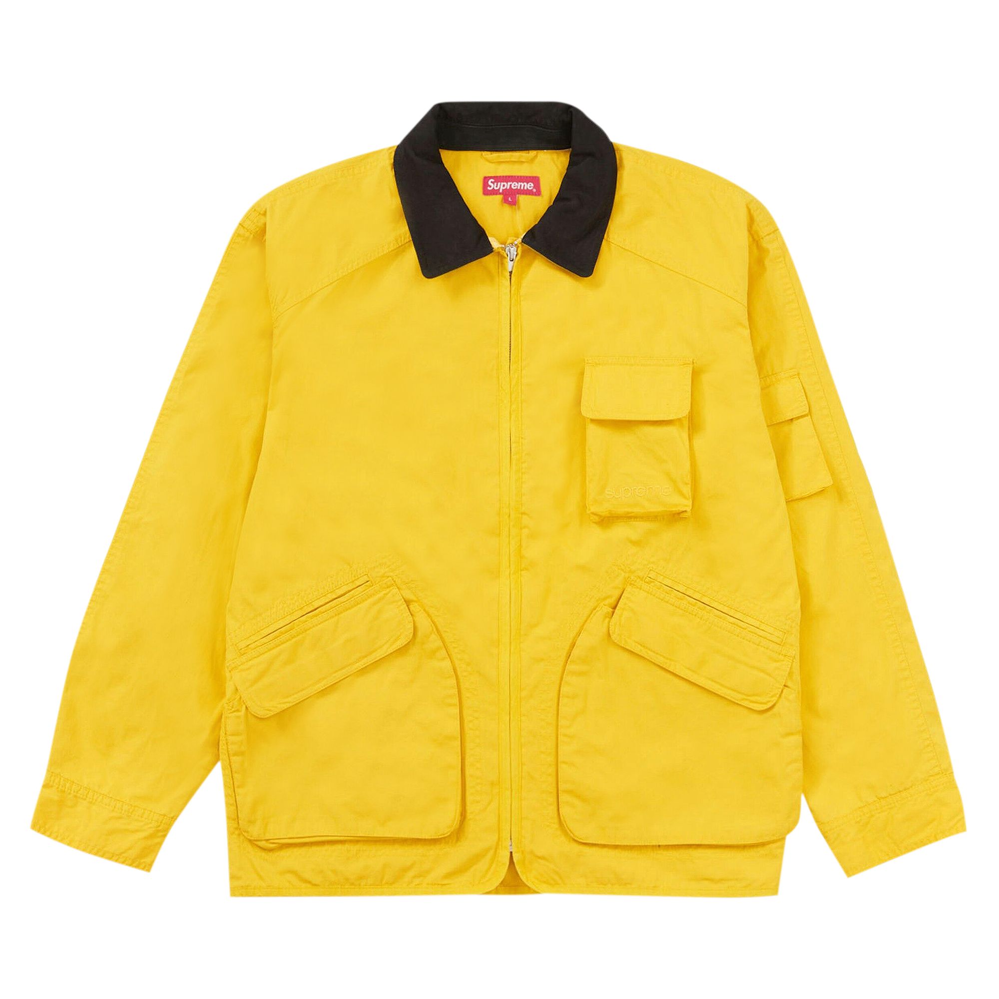 Pre-owned Supreme Cotton Utility Jacket 'sulfur' In Yellow