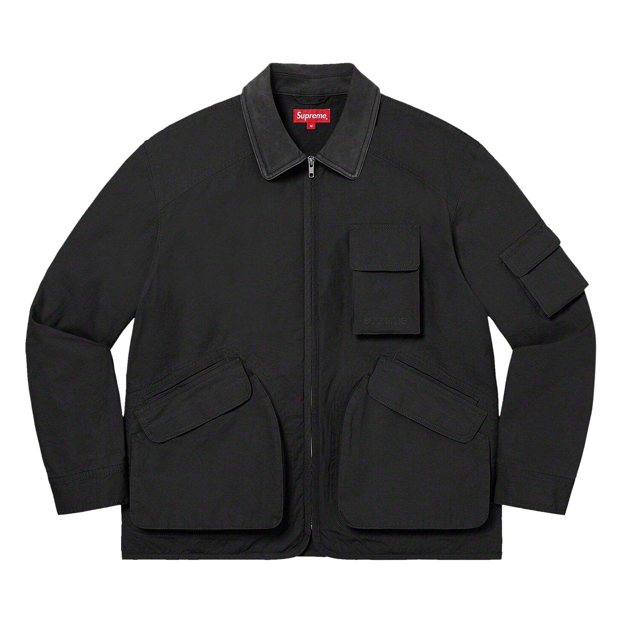 Supreme Cotton Utility Jacket 'Black' | Men's Size M
