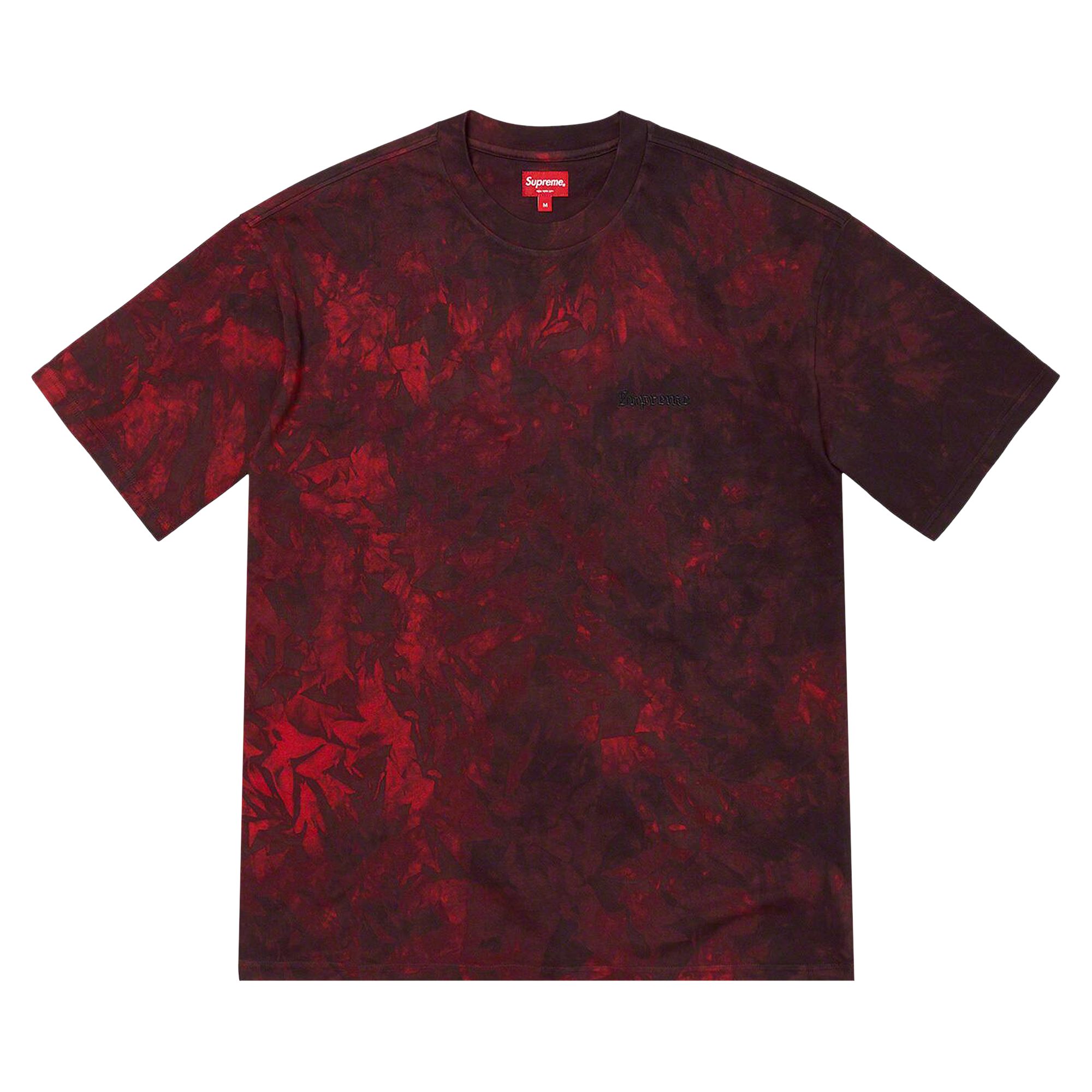 Pre-owned Supreme Creases Short-sleeve Top 'red' | Men's Size L